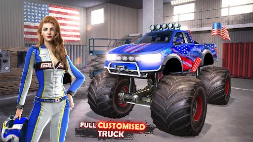 Monster Truck Derby Games - Gameplay image of android game