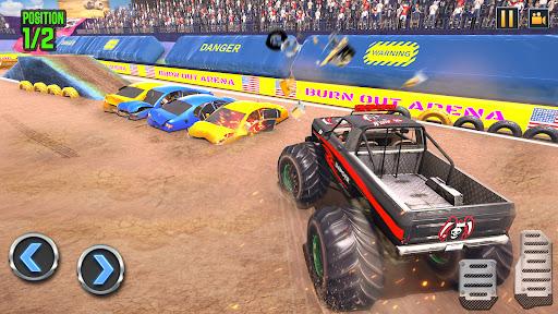 Monster Truck Derby Games - Gameplay image of android game