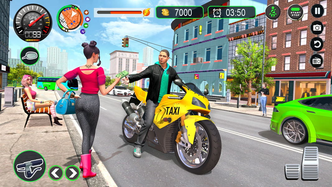 Flying Bike Driving Simulator - Image screenshot of android app