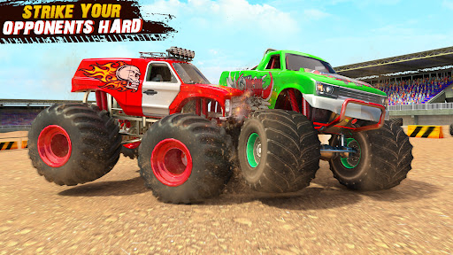 Monster Truck Demolition Derby - Gameplay image of android game