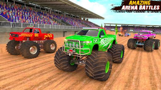 Monster Truck Demolition Derby - Gameplay image of android game