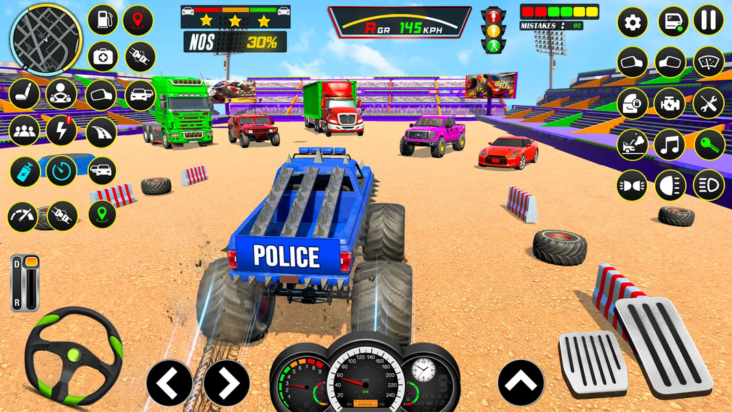 Monster Truck Stunt Car Games - عکس بازی موبایلی اندروید