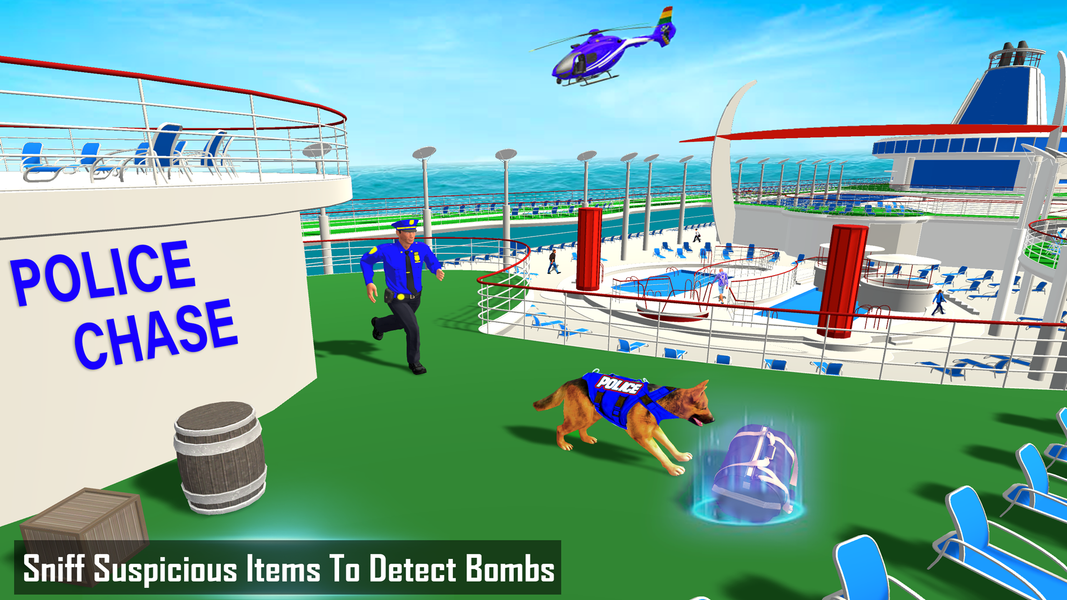 US Police Dog Ship Crime Game - Image screenshot of android app