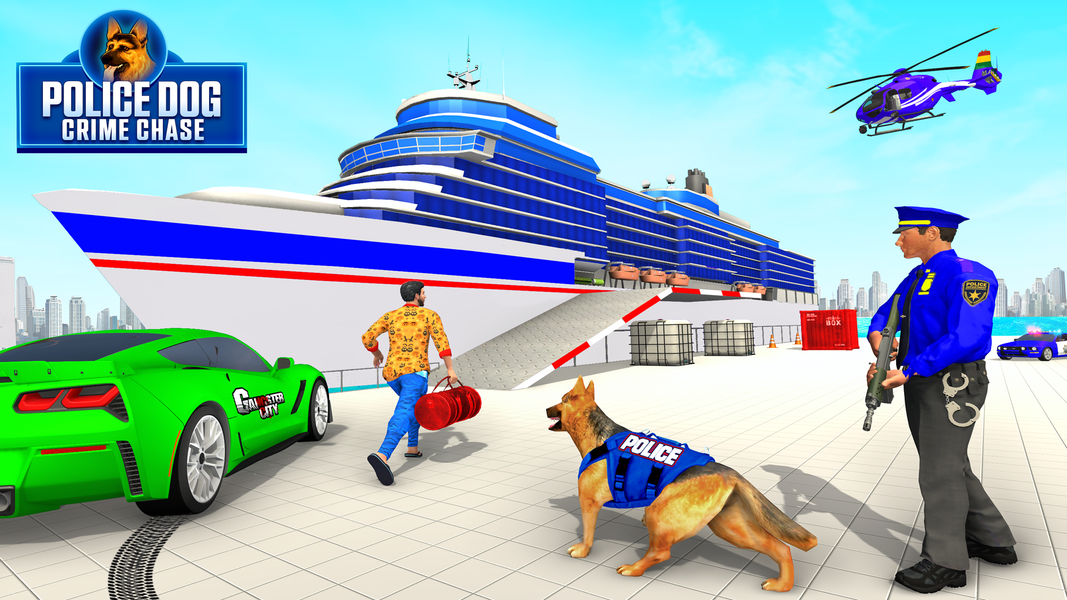 US Police Dog Ship Crime Game - عکس برنامه موبایلی اندروید