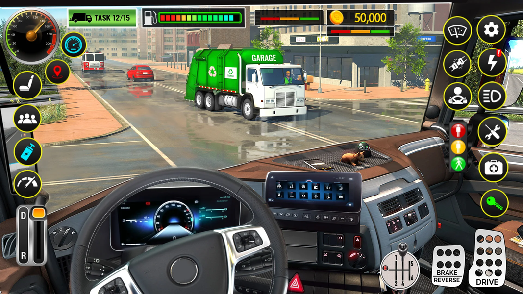 Garbage Truck Simulator Game - Image screenshot of android app