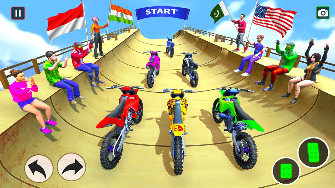 Trial Bike Racing Stunts : New Stunt Bike Games - عکس برنامه موبایلی اندروید