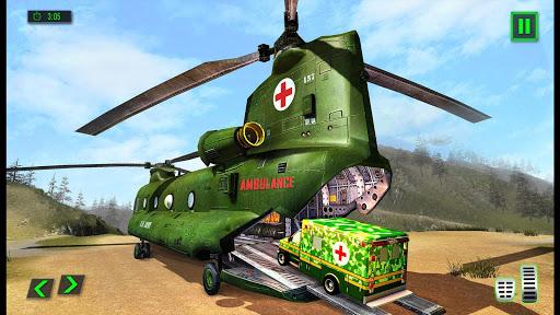 Army Ambulance Transport Truck - Gameplay image of android game