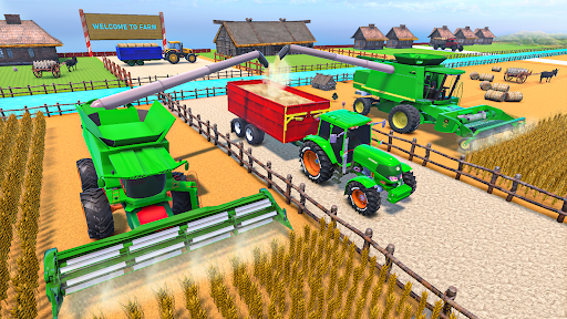 Big Tractor Farming Games - Image screenshot of android app