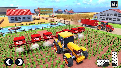Big Tractor Farming Games - عکس برنامه موبایلی اندروید