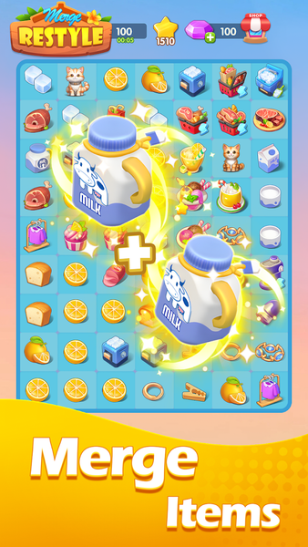 Merge Restyle - Gameplay image of android game