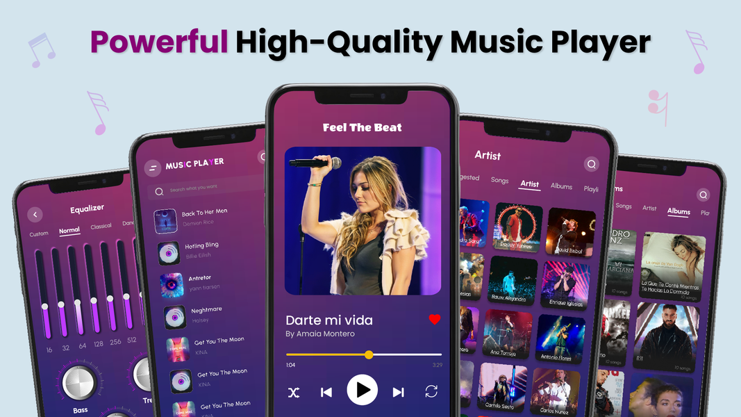 Offline Music Player: MP3 Play - عکس برنامه موبایلی اندروید