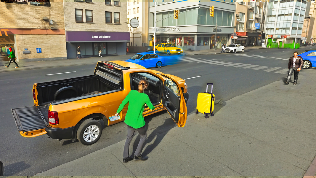 Uphill Pickup Truck Driving ۲۴ - عکس بازی موبایلی اندروید