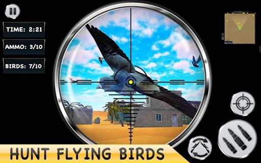 Desert Birds Sniper Shooter 3D - Gameplay image of android game