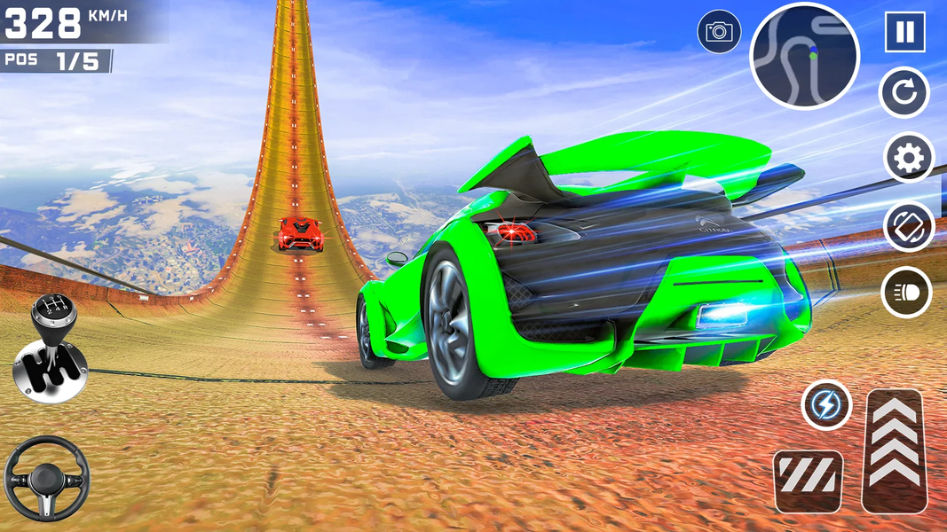 Car Stunt Races Mega Ramp ۳d - عکس بازی موبایلی اندروید