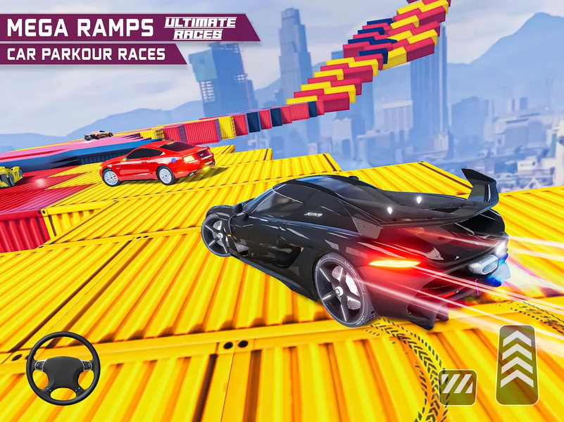 Car Stunt Races Mega Ramp ۳d - عکس بازی موبایلی اندروید