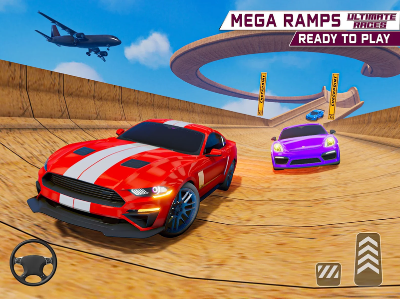 Car Stunt Races Mega Ramp ۳d - عکس بازی موبایلی اندروید