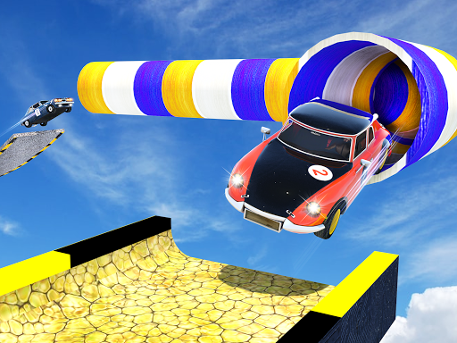 Classics Car Stunts Mega Ramps - Gameplay image of android game