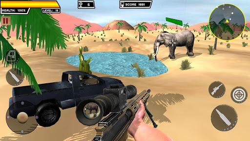 Wild Animal Hunting 4x4 Safari - Gameplay image of android game