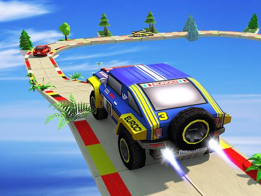 Mega Ramp Hill Car Stunts: Modern Car Racing Games - Gameplay image of android game