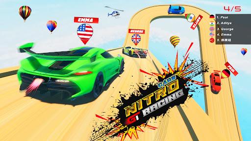 Nitro Car Driving Racing Games - Gameplay image of android game