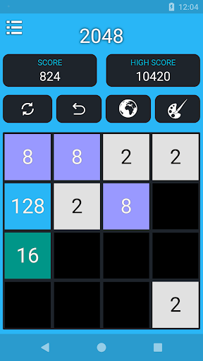 2048 - Gameplay image of android game