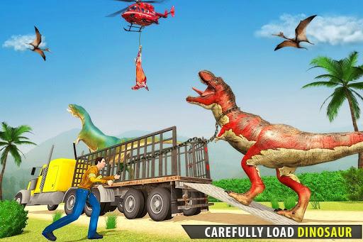 Wild Dino Truck Transport Game - Image screenshot of android app