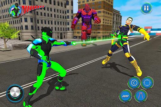 Super Spider Robot Hero City Rescue Mission - Gameplay image of android game