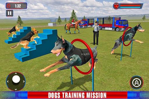Police Mounted Horse Simulator - Gameplay image of android game
