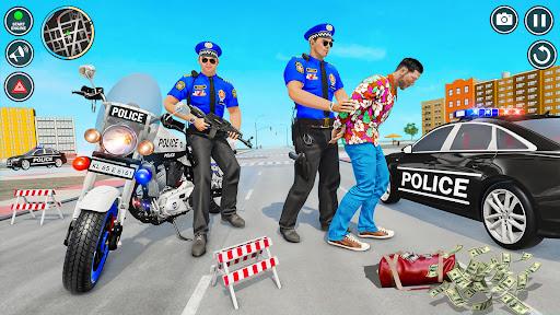 Police Motor Bike Crime Chase - Gameplay image of android game