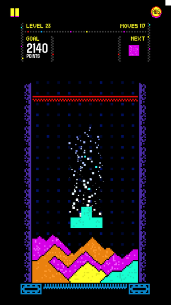 Sand Blocks - Gameplay image of android game