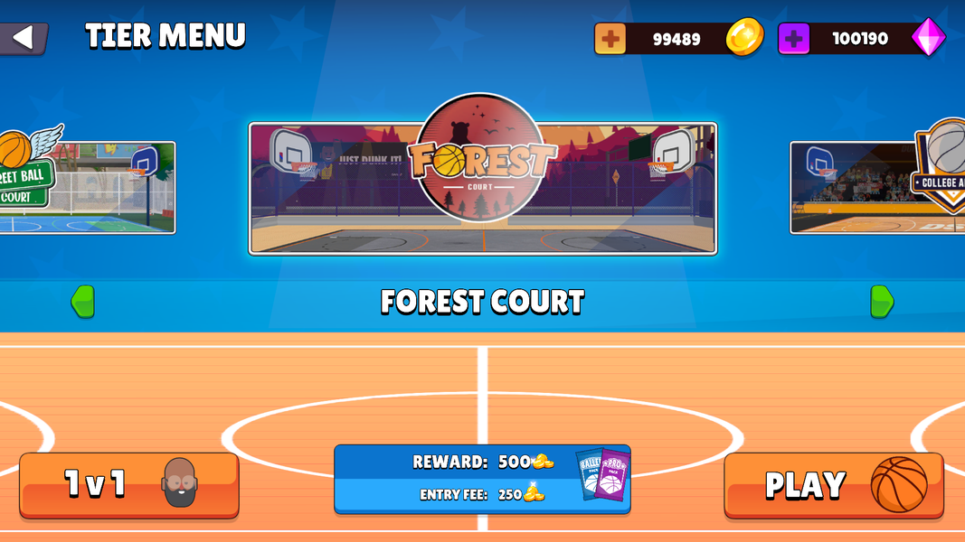 Dunkers 2 - Gameplay image of android game