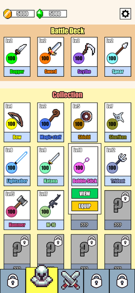 Weapon Ball Battles - Gameplay image of android game