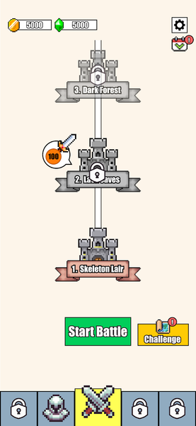 Weapon Ball Battles - Gameplay image of android game