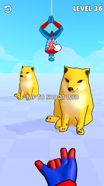 Web Strike Hero: Sling & Slam - Gameplay image of android game