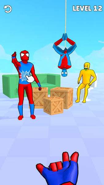 Web Strike Hero: Sling & Slam - Gameplay image of android game