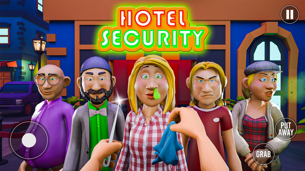 Night Club Security Guard Game - Gameplay image of android game