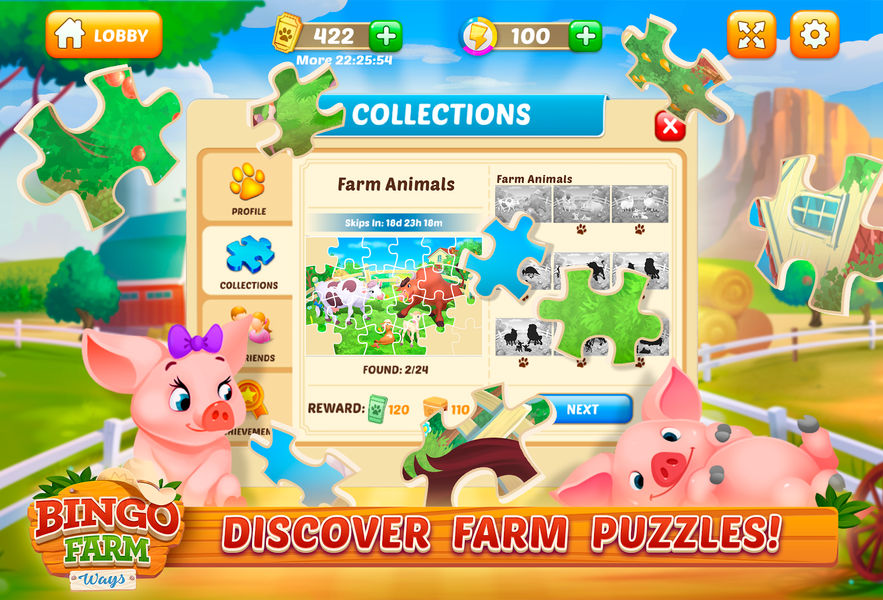 Bingo Farm Ways: Bingo Games - Image screenshot of android app