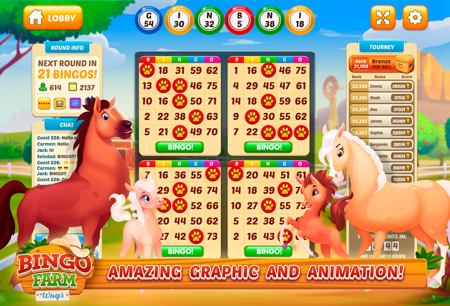 Bingo Farm Ways: Bingo Games - Image screenshot of android app