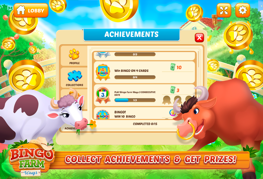Bingo Farm Ways: Bingo Games - Image screenshot of android app