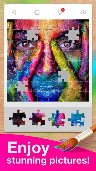 Jigsaw Puzzles Amazing Art - Gameplay image of android game