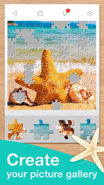 Jigsaw Puzzles Amazing Art - عکس بازی موبایلی اندروید