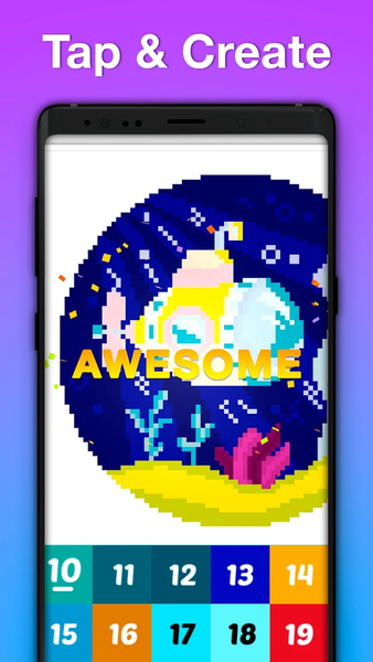 PixelArt Saga - عکس بازی موبایلی اندروید