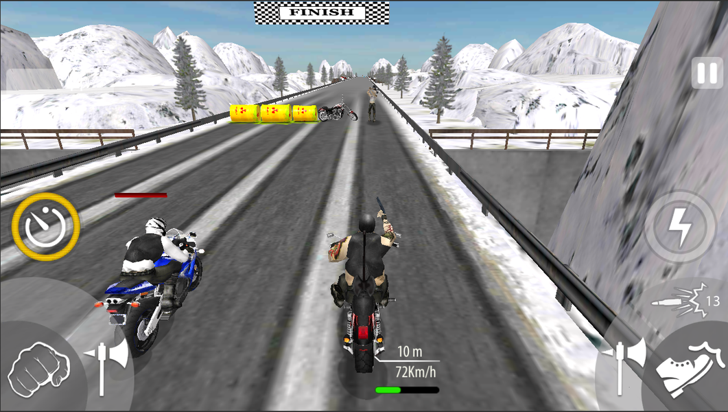 Moto Cross Madness: Crazy Bike - Gameplay image of android game