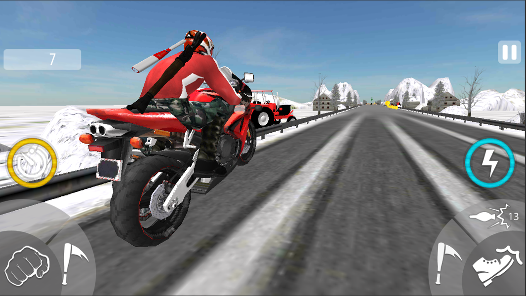 Moto Cross Madness: Crazy Bike - Gameplay image of android game