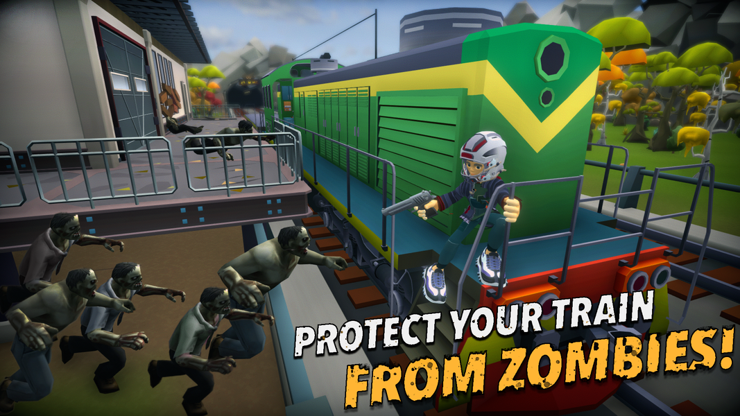 Zombie Train: Survival games - عکس بازی موبایلی اندروید