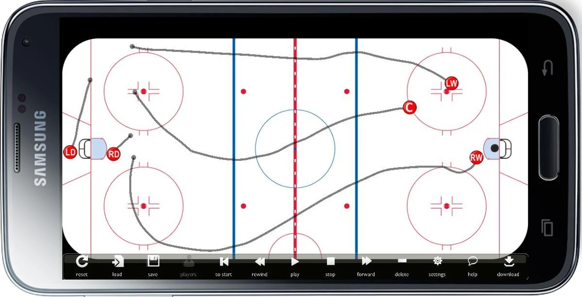 Hockey Play/Drill Designer and - Image screenshot of android app