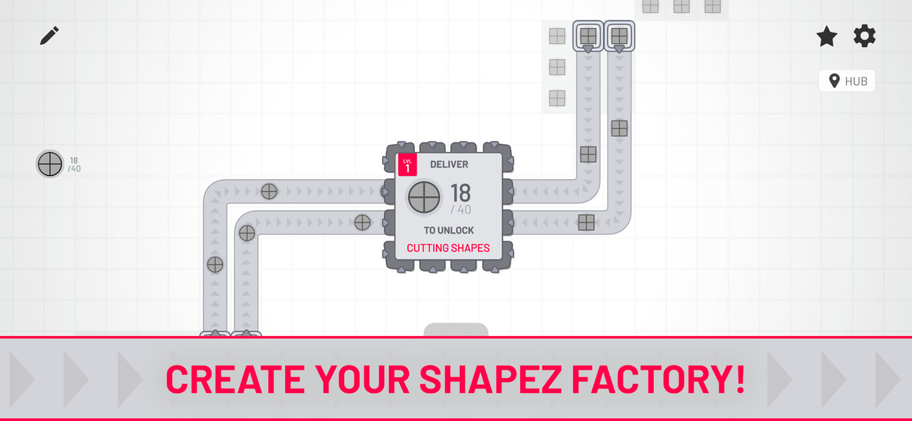 Shapez - Factory Game - عکس بازی موبایلی اندروید