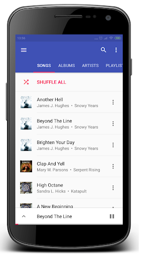 Blu Music Player - عکس برنامه موبایلی اندروید
