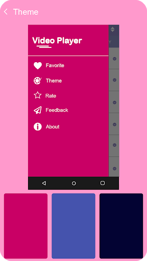 video player - Image screenshot of android app