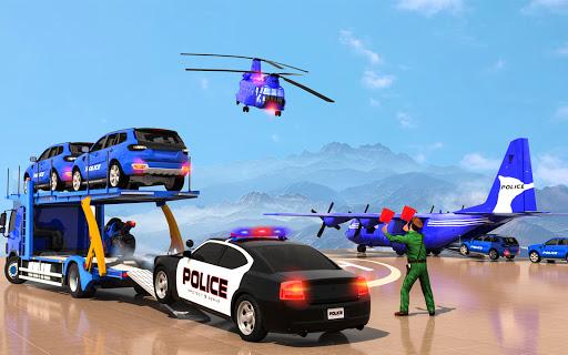 Police Car Cargo Transporter - Image screenshot of android app